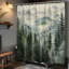 Rideaux de douche Mountain Green Forest
