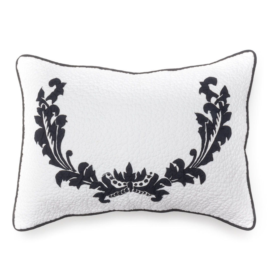 Damask Rectangular Cotton Pillow Cover & Insert Amity Home 