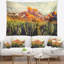 Fantastique fleur jaune dans une prairie tapisserie-28485902