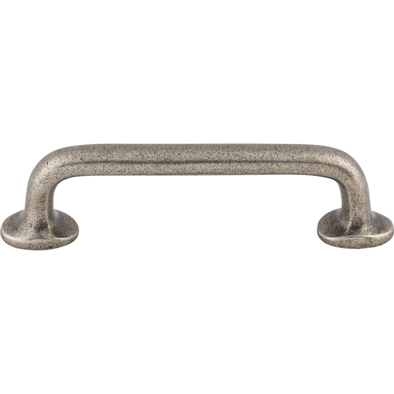 Aspen Rounded Bar Pull, Silicon Bronze Light, 4" Center to Center
