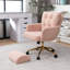 Fauteuil de bureau rembourré avec repose-pieds-1686120242