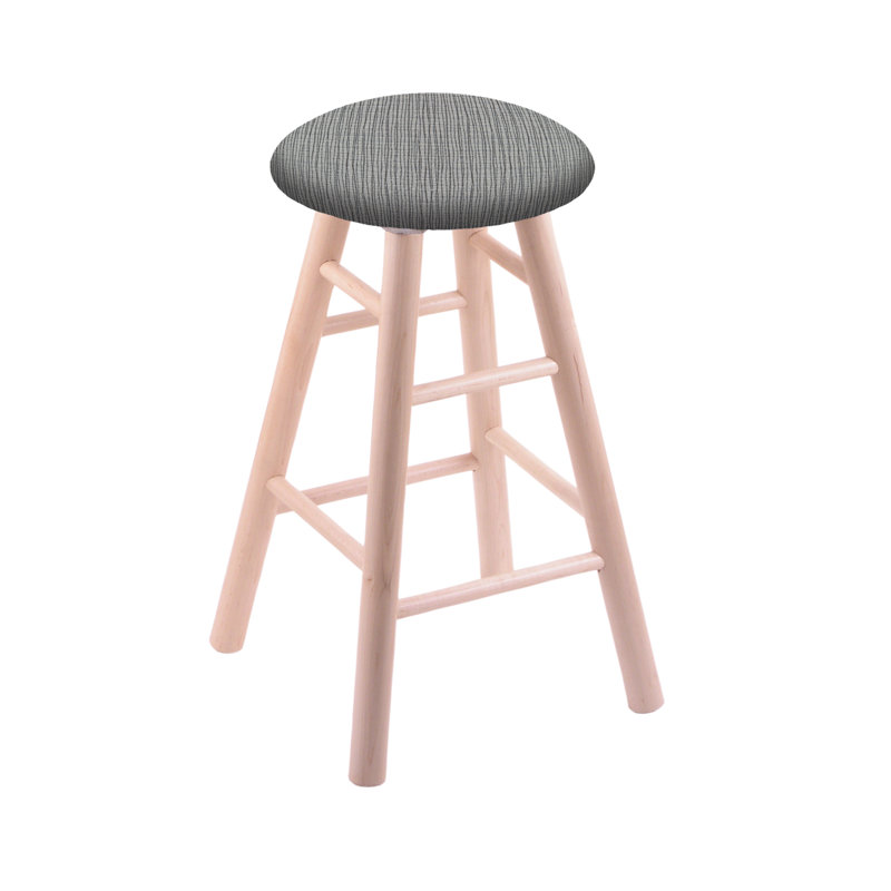Swivel 24" Bar Stool, Natural Maple, Graph Alpine, Extra Tall (36” Seat Height)