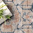 Demarcus Medallion Runner Rug for Living Room Bedroom Dining Room Entryway Hallway Kitchen, Rust/Blue-941144404