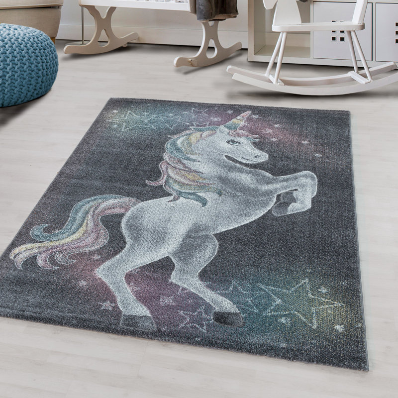 Turnage Abstract Flatweave Area Rug, Rectangle 200 x 290cm