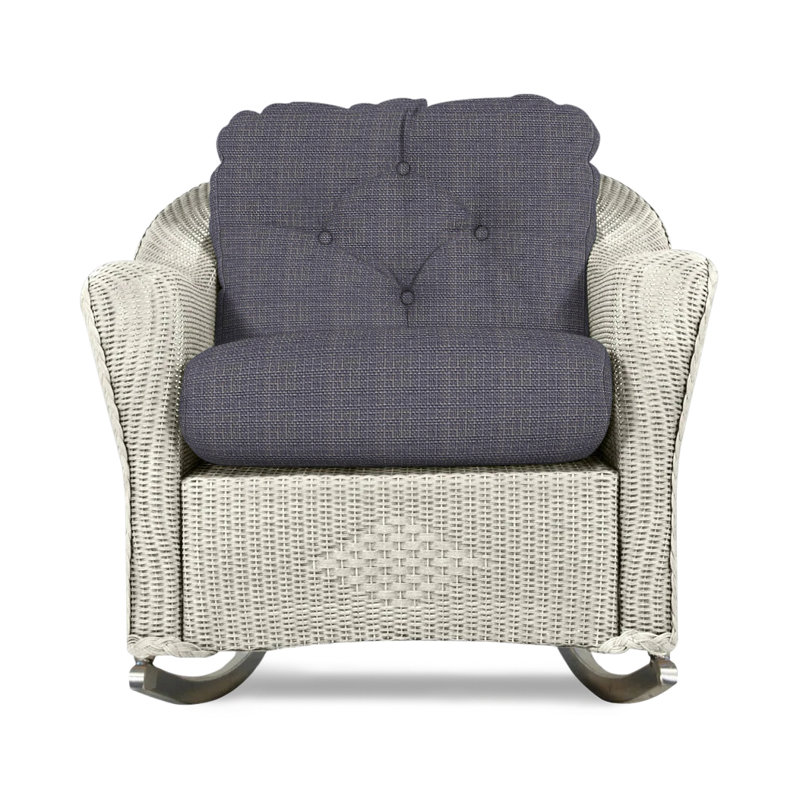 Reflections Outdoor Rocker Chair, Beach Navy, Linen