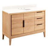48" Aliso Single Bathroom Vanity Set with Oval Undermount Sink