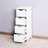 White Multipurpose Cabinet With Functional Drawer Systems For Efficient Organization Freestanding Thoughtful Design