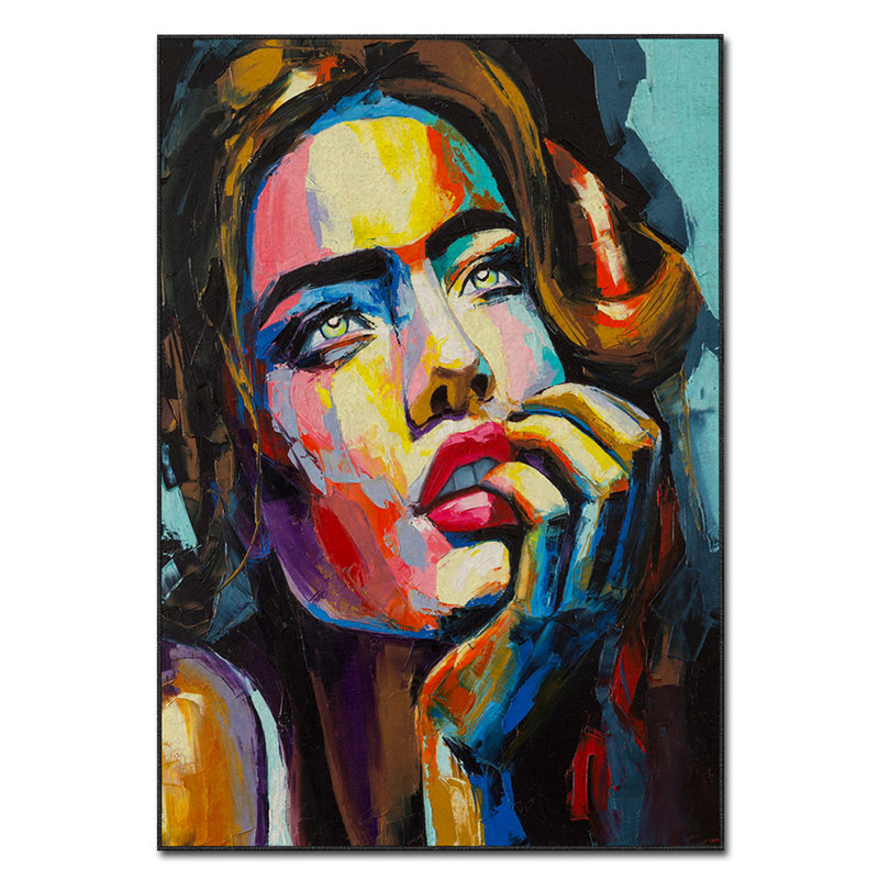 Tapis rectangulaire tissé à la machine en polyester tissé à la machine brun / rouge, Rectangle 5 pi 11 po x 9 pi 2 po