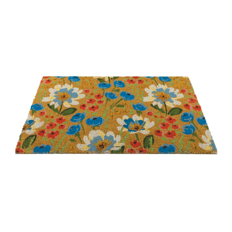 Paillasson extérieur 30x18, Coquelicot