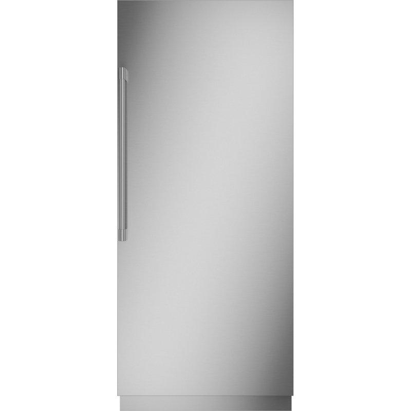 Monogram Premium Column Pair: 24" W Freezer Column + 36" W Refrigerator Column, Panel Ready, Designer Titanium, No