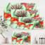 Fleurs tropicales rétro - impression sur toile-59915753-59915754