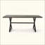 Durable Outdoor Aluminum Dining Table With Steel Frame, Perfect For Patio And Garden Gatherings