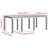 vidaXL Garden Dining Set 9 pcs Anthracite Polypropylene-476595239-476595236-476595263