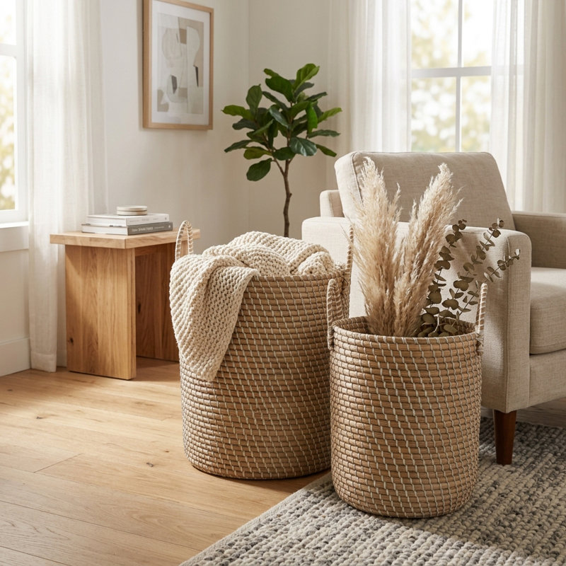 Paniers décoratifs ronds Bostrom