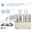 Adiroffice 21-Slot Mobile Rolling Wood Blueprint Roll File Large Document Organizer-87103532