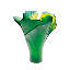 Ginkgo Handmade Crystal Table Vase-55178487-55178488