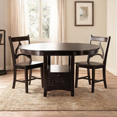 with Solid Wood Base Dining Table