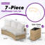 Ensemble de conversation pour patio 7 pièces Leiny-98582805