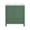 30 Inch Green Bathroom Vanity with Single Sink, Combination Under Counter Sink