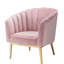Chaise d'appoint Colla Midnight & Gold Finish-208394820