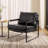 Eisenman 27.09'' W Leather Upholstered Accent Armchair-249569276