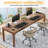 Pallas 78.74'' Extra Long Double Computer Desk for Workstation-954751220