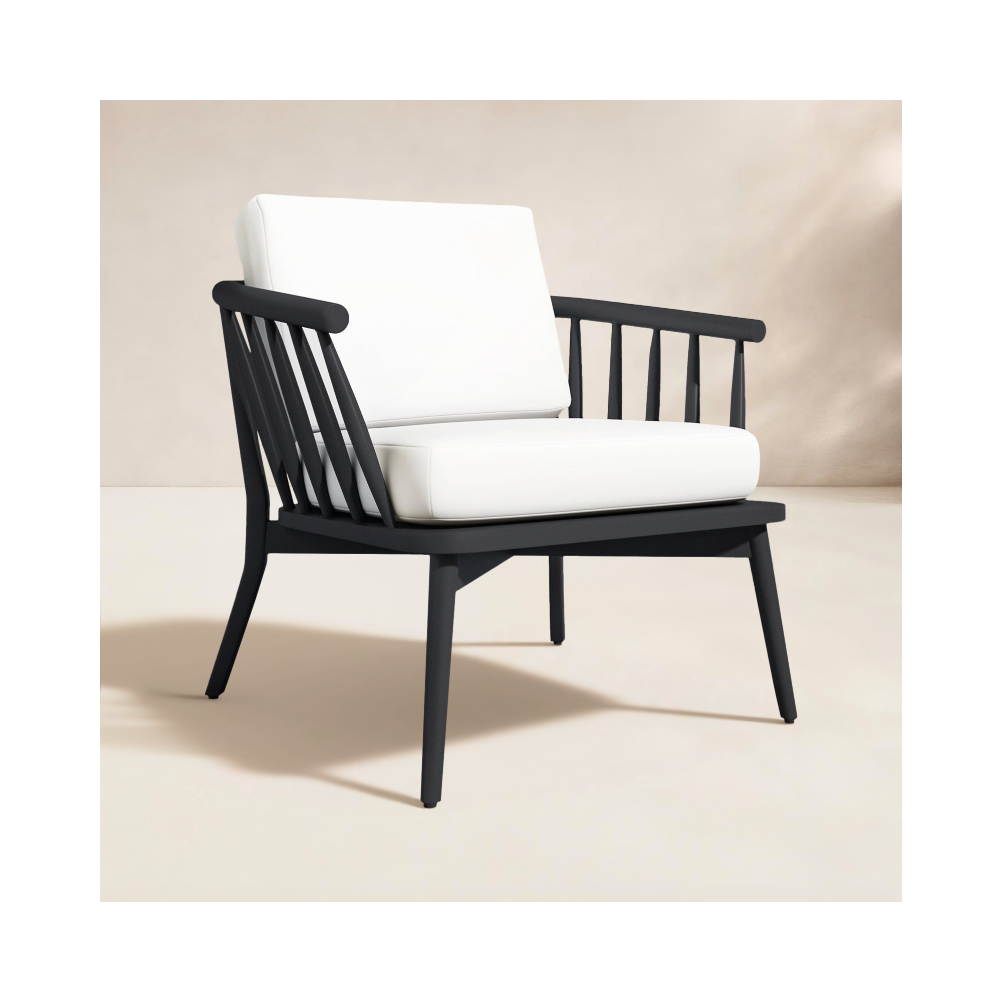 Byng Outdoor Lounge Chair Warm White