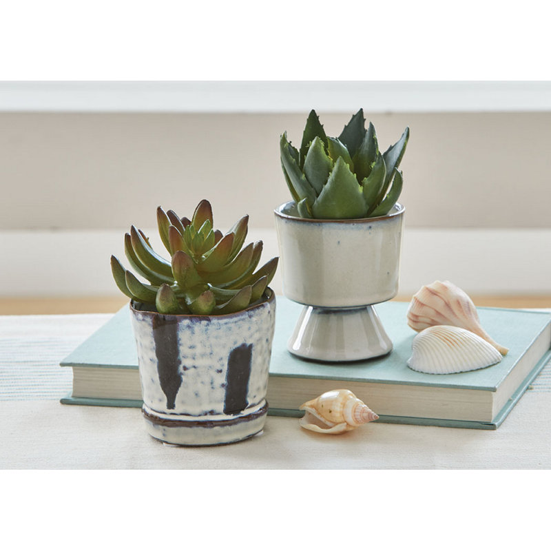 Mini pot à fleurs à piédestal