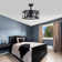 19.8 '' Farmhouse Reversible Caged Ceiling Fan with Light and Remote