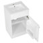 Meuble-lavabo de salle de bain avec lavabo, armoire avec porte et tablette réglable-1076212823