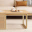 Table basse moderne simple en bois massif