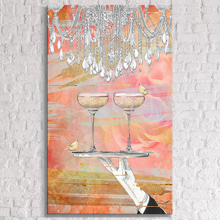Glam, 40" H x 24" W x 1" D