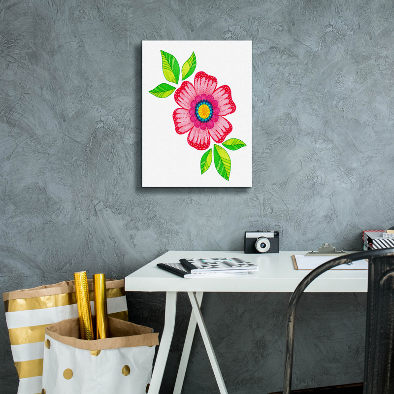Marker Flower par Hello Angel, H 16 po x l 12 po x P 0,75 po