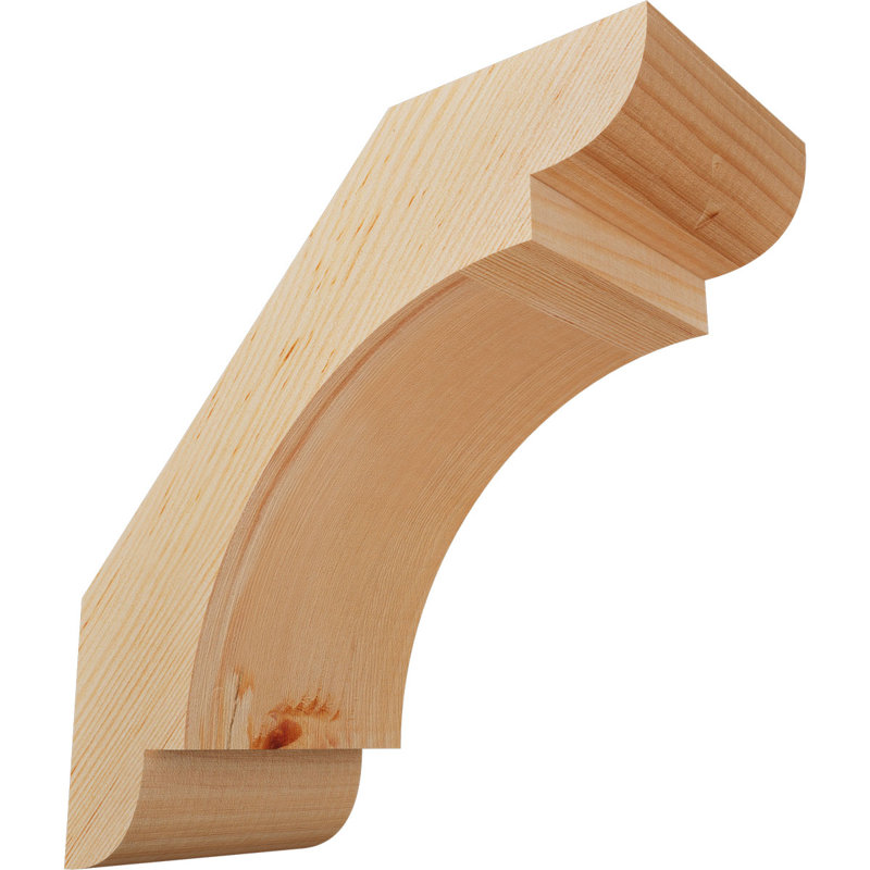Attelle de genou olympique, Sapin de Douglas, H 12 po x l 5,5 po x P 12 po, Attelle lisse