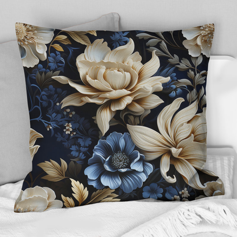 Coussin décoratif, H 16 po x l 16 po