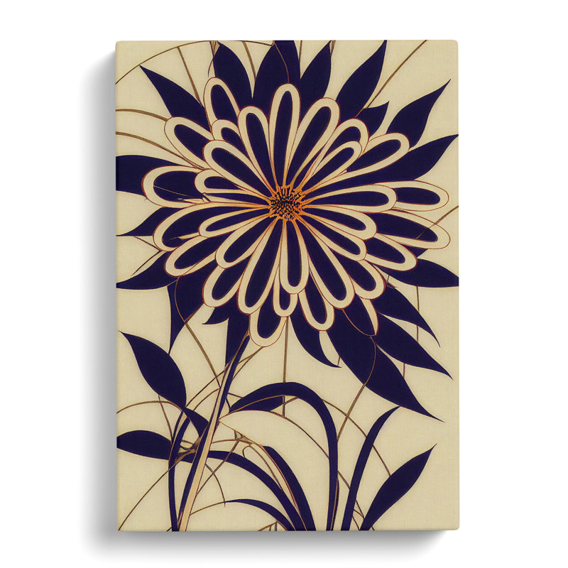 The Classic Flower - Wrapped Canvas, 50cm H x 35cm W x 3cm D