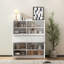 Armoire de rangement en bois avec 4 portes et 2 tiroirs Westervelt-710044967