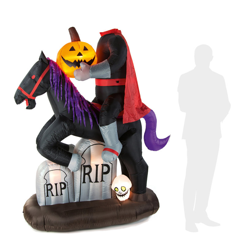 2m Halloween Headless Horseman Inflatable