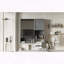 Pharmacie murale 29 po x 28 po avec porte-serviettes moderne -1081535738