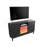 Mid Century Modern TV Stand With Fireplace And Functional Storage