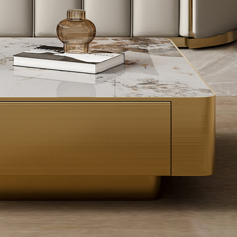 Table basse carrée Creative, H 13,8 po x L 31,5 po x l 31,5 po