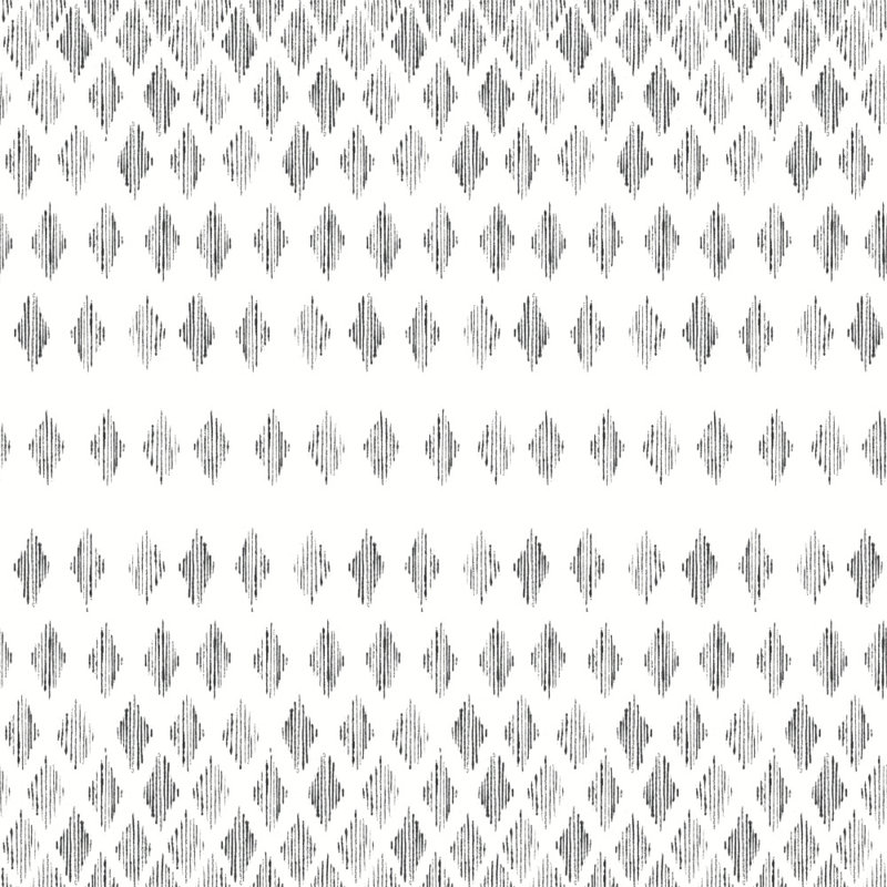 Rouleau de papier peint l 33 po x l 20,5 po marina diamond, L 2,75 pi x l 20,5 po, Noir / blanc