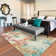 Ink Wash Abstract Plush Area Rug – Artistic Brushstroke Accent with Non-Slip Base