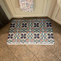 Tressa Boho Tile Anti-Fatigue Mat World Menagerie