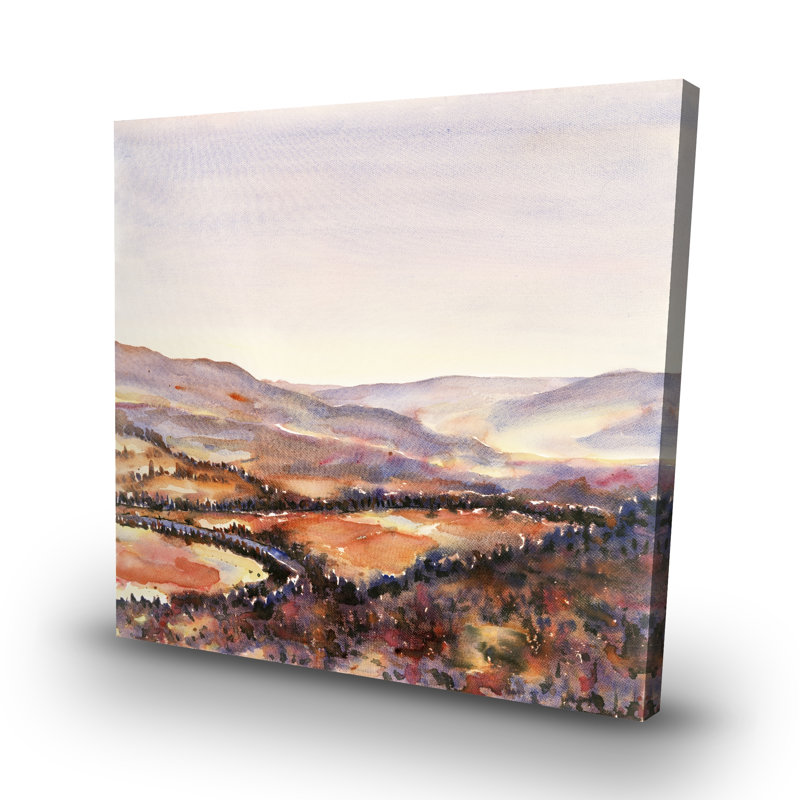 Canadian forest - 32"x32" art on canvas
