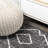 Wyton Tribal Diamond Trellis Black/Ivory Indoor/Outdoor Rug-2027959645