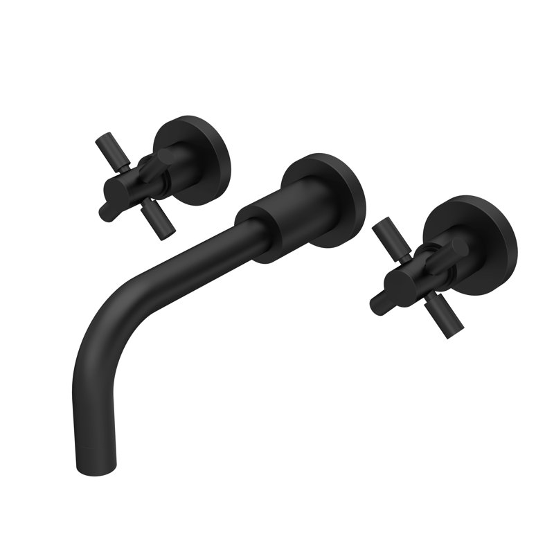 Tec Crosshead Mono Basin Mixer, Brushed Brass