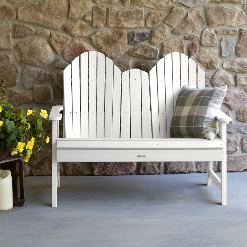 Banc d'extérieur 4 pieds Chalee, Blanc