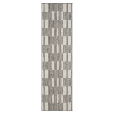 Tapis intérieur / extérieur gris Wilmah