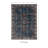 Alburnett Machine Washable Teal and Ivory Area Rug-616667429